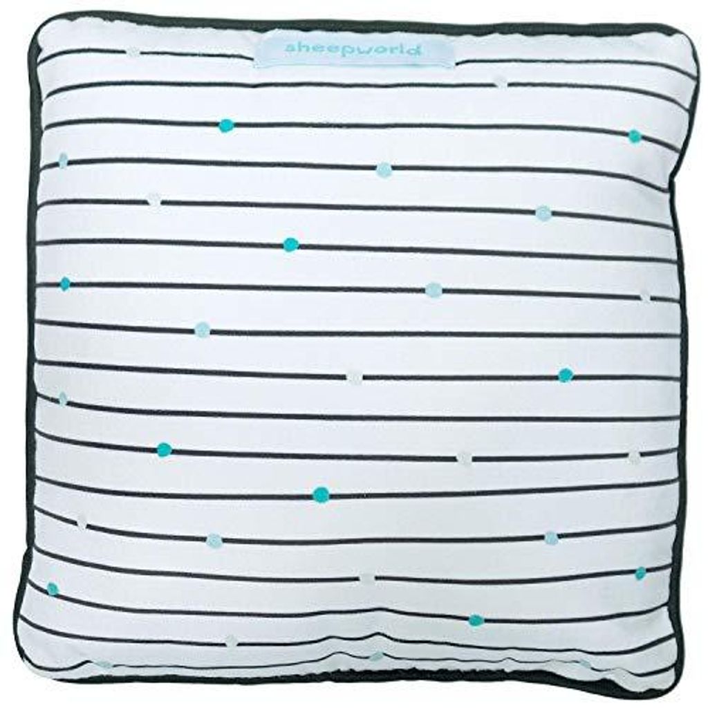 Plüschkissen 25x25 cm "Gute Laune" von Sheepworld, 100% Produktbild 