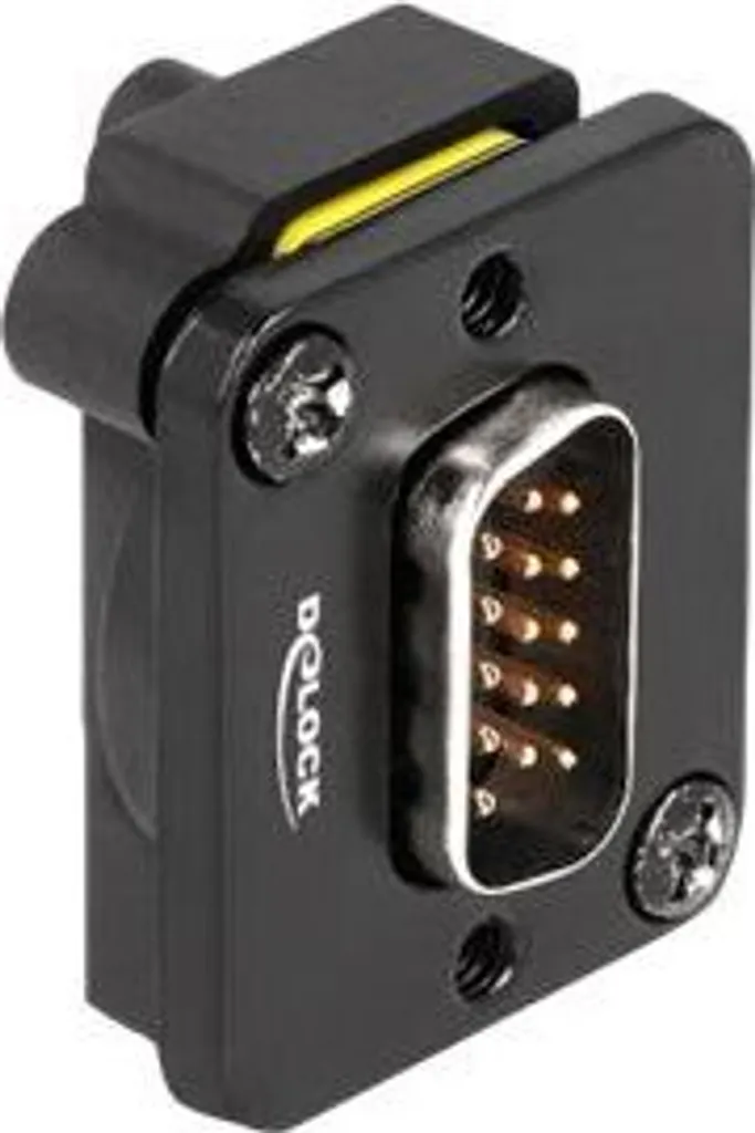 Delock 87820 Modulo VGA Maschio Tipo D - Zinco Nero per Modding Case - 2