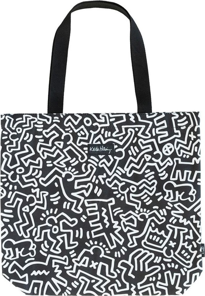 Erik Editores Keith Haring Torba materiałowa szary szary Zdjęcie produktu 