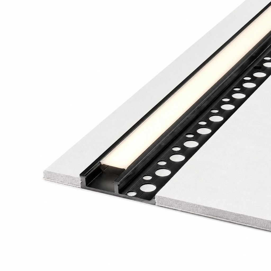 MasterLED LED Fliesenprofil PVC 33x12mm Einbauprofil Produktbild 