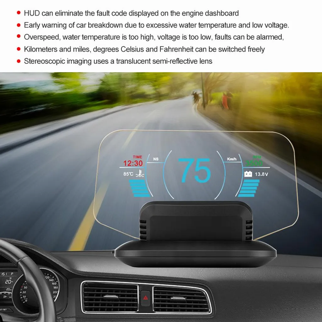 Système de Projection LED Haute Définition avec Diagnostic OBD2 et GPS - 7