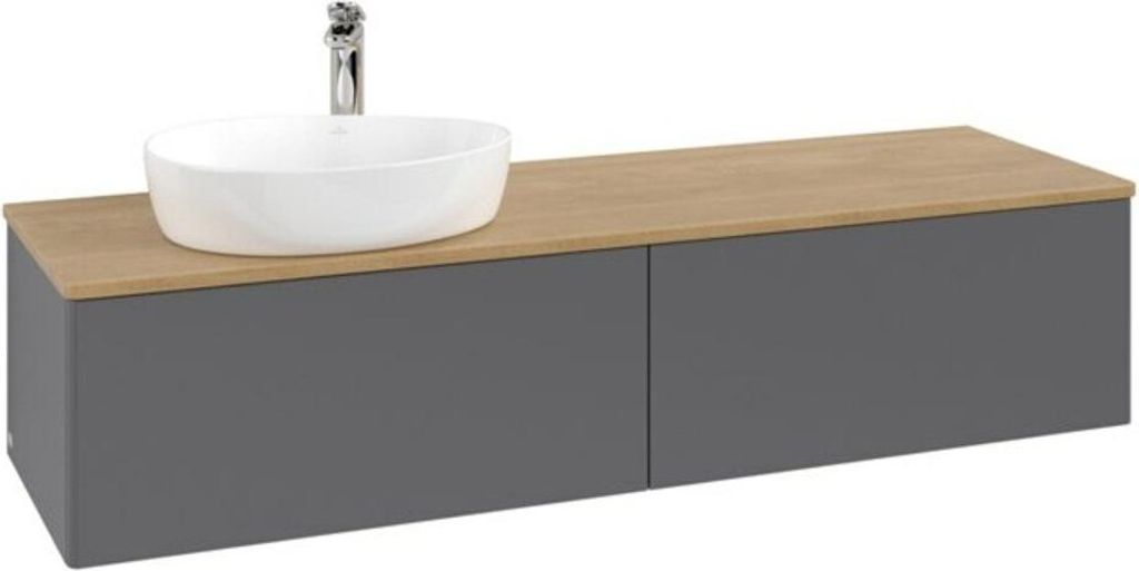 V&B Waschtischunterschrank ohne Frontstruktur Antao 160x50cm, HL, WBP hon. Oa, A m Lac