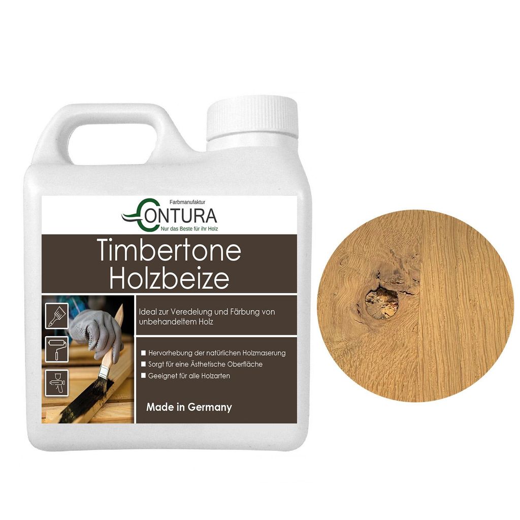 Contura Holzbeize 1Liter Holzfarbe Tischler Positiv Beize Produktbild 