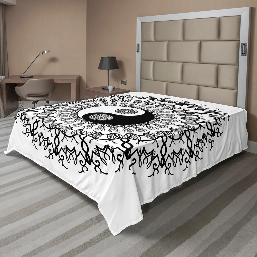 Lenzuolo Vintage Yin Yang ABAKUHAUS 260x228 | Stile Orientale Etnico