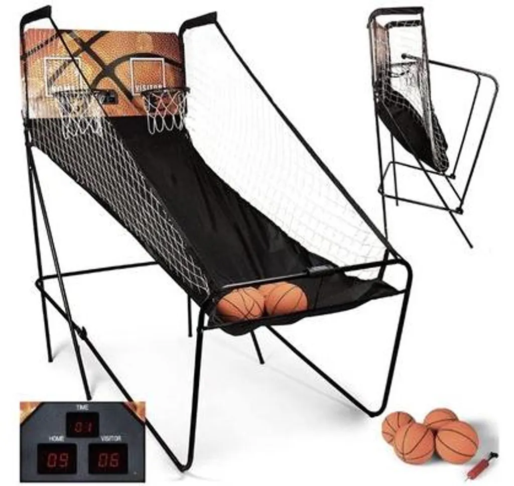 Jeu de basket d'intérieur pliable pour s'entraîner et s'amuser sans bruit