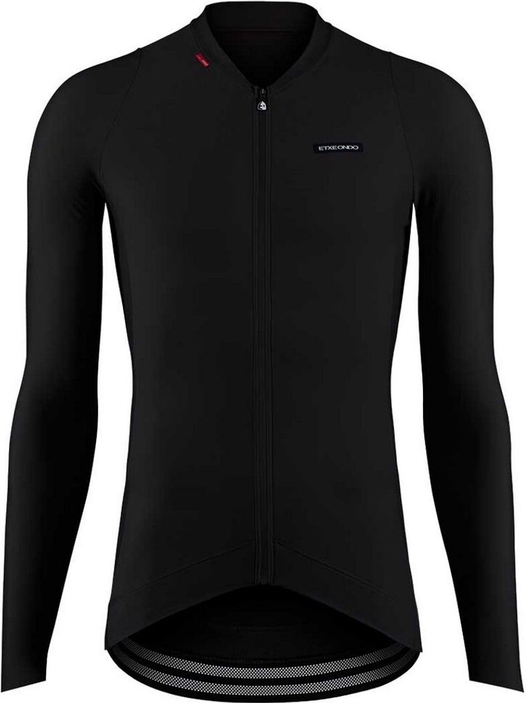 Etxeondo Alde Thermo Langarm-trikot Schwarz XL Mann Schwarz XL