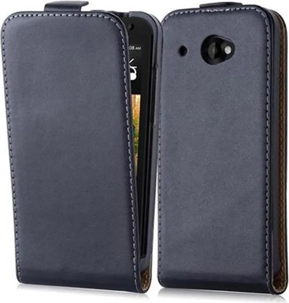 Custodia Protettiva HTC Desire 601 Cadorabo: Flip Cover Nero PU Leather
