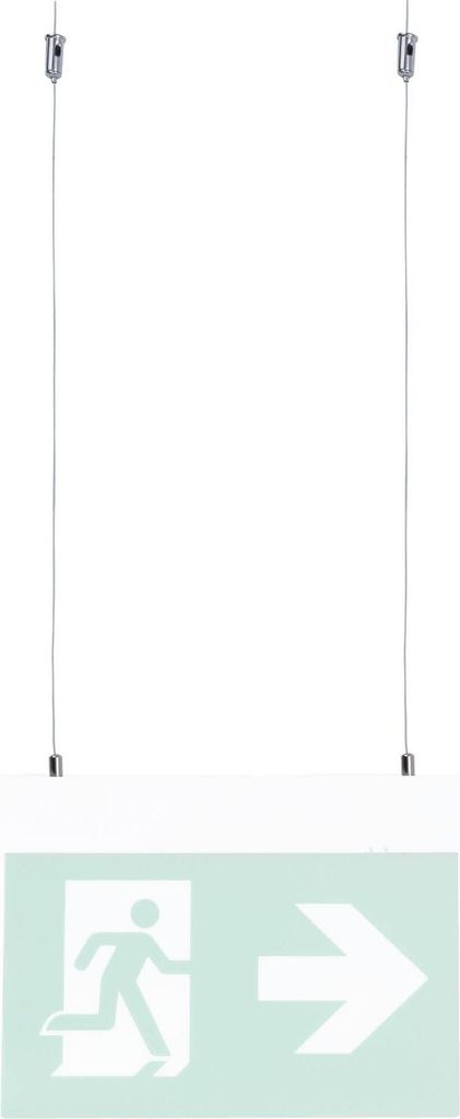 Ledvion - LED-Kabelset für Notbeleuchtung, 4,5W, 6500K, IK07, IP65 - inkl. Akku - Notakku (3 Stunden)