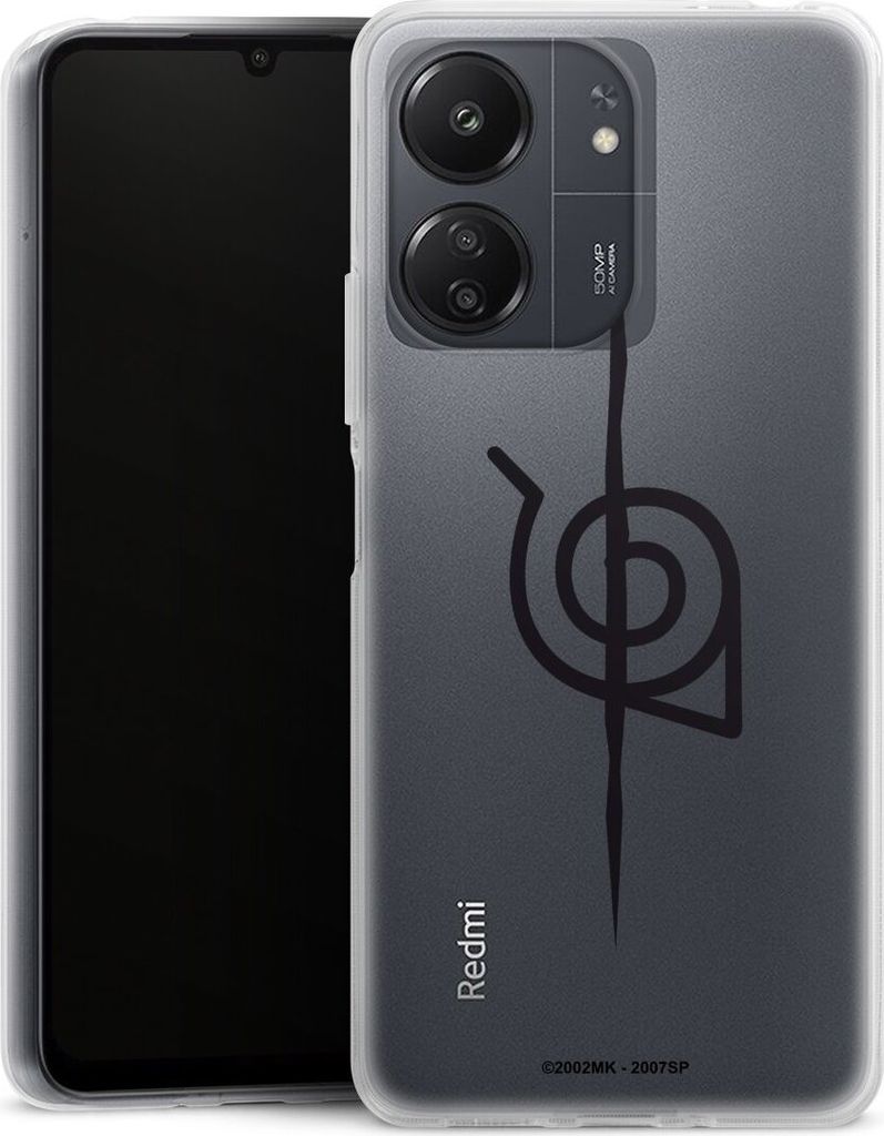 DeinDesign Handyhülle für Xiaomi Redmi 13C 5G Silikon Hülle Case Smartphone Schutzhülle Naruto Shippuden Sasuke Konoha