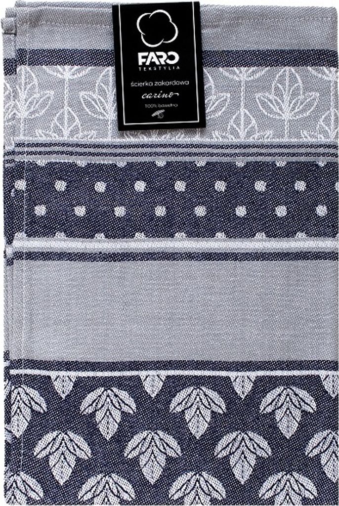 Küchentuch Geschirrtuch Jacquard 100% Baumwolle Carino 40x60 04 Dunkelgrau Grau