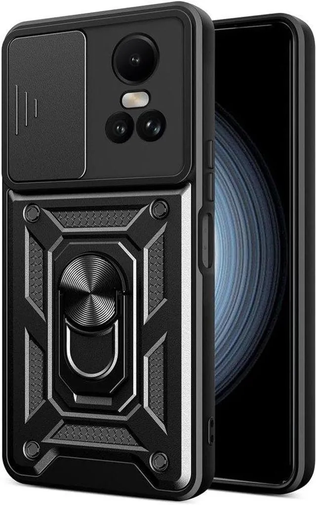 Étui de protection antichoc pour OPPO Reno 10 Pro 5G - Noir mat