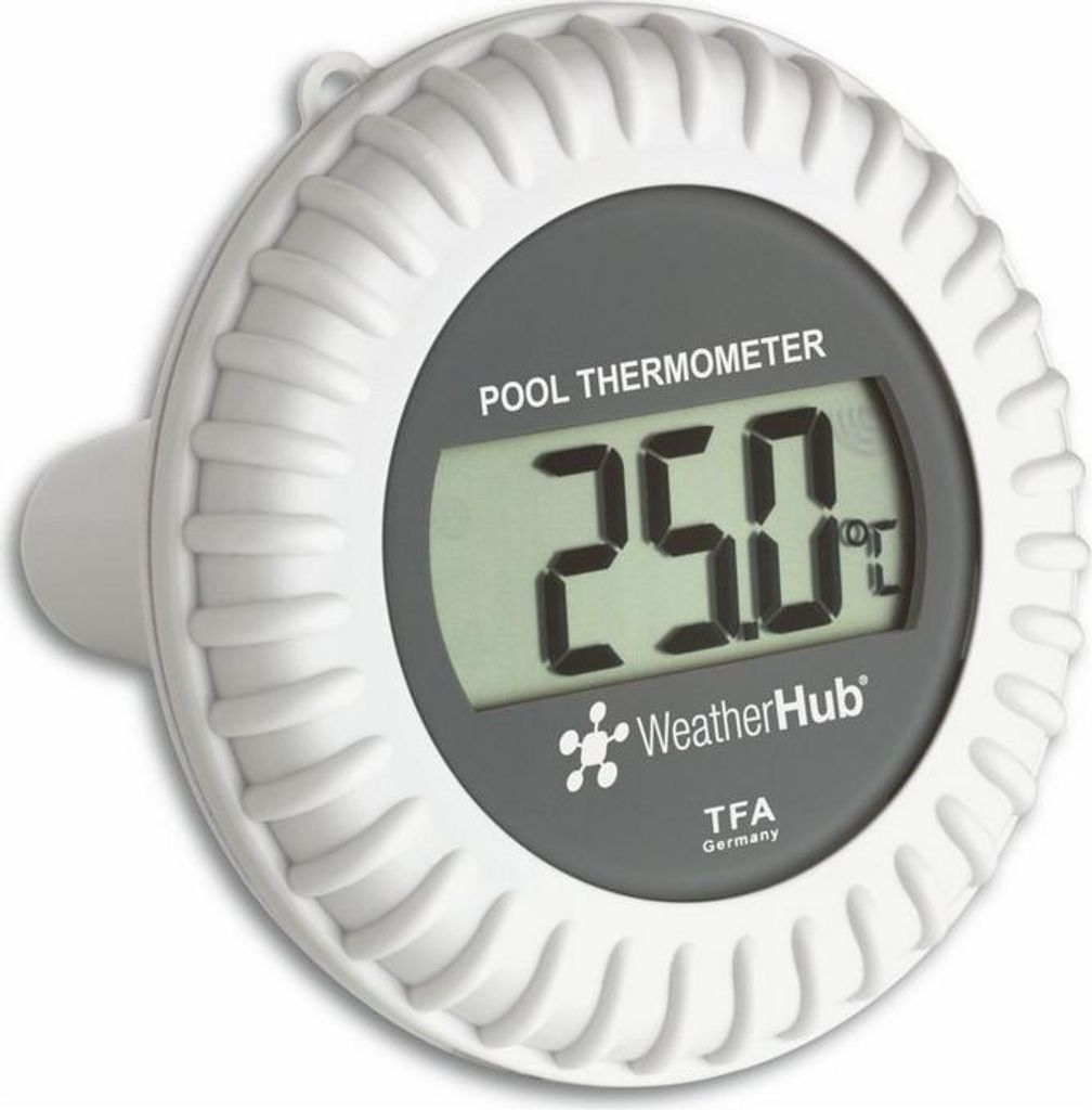 TFA - Poolsender mit Display 30.3199.IT - weiß/grau Produktbild 