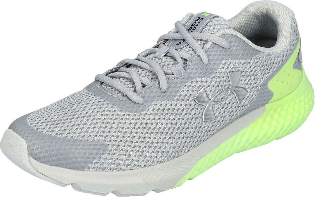 Under Armour Charged Rogue 3 Mod Gray-High-Vis Yellow-Metallic Silver Größe EU 42