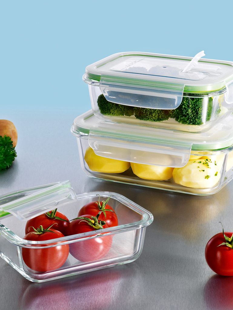 GOURMETmaxx Glas Frischhaltedosen Klick-it 4er Set geeignet Produktbild 23