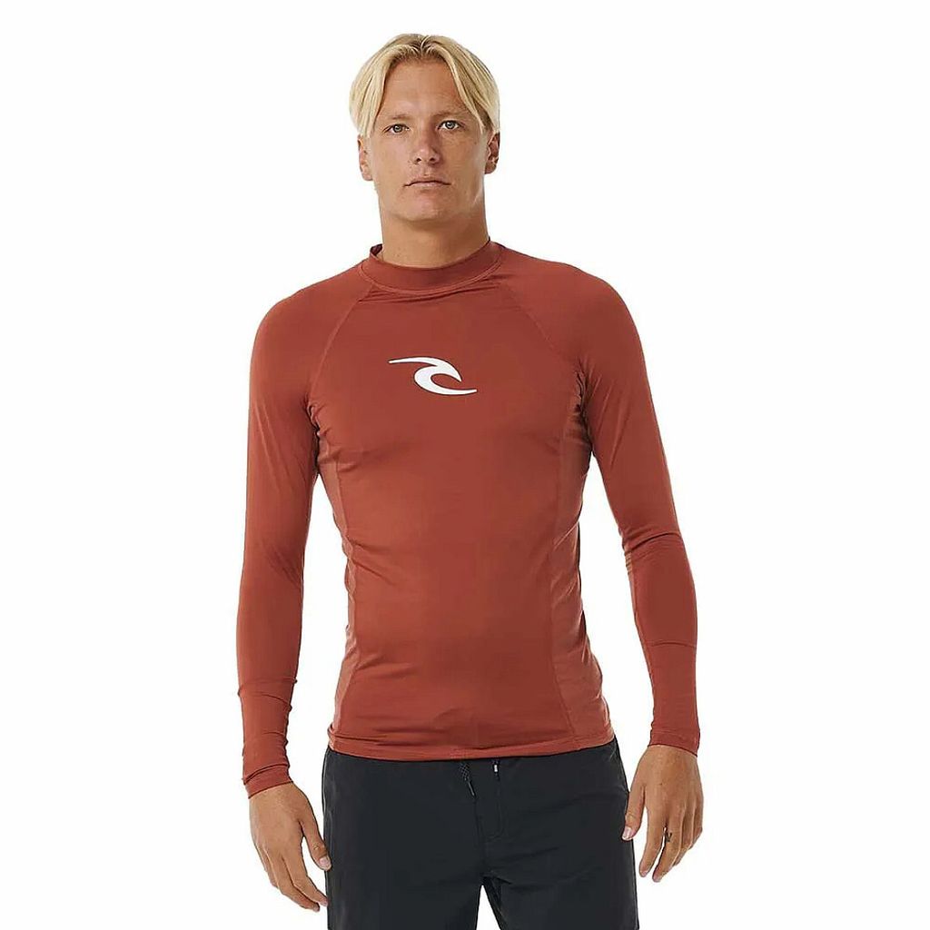 Rip Curl Waves Upf Perf Langarm-rashguard Orange M Orange M