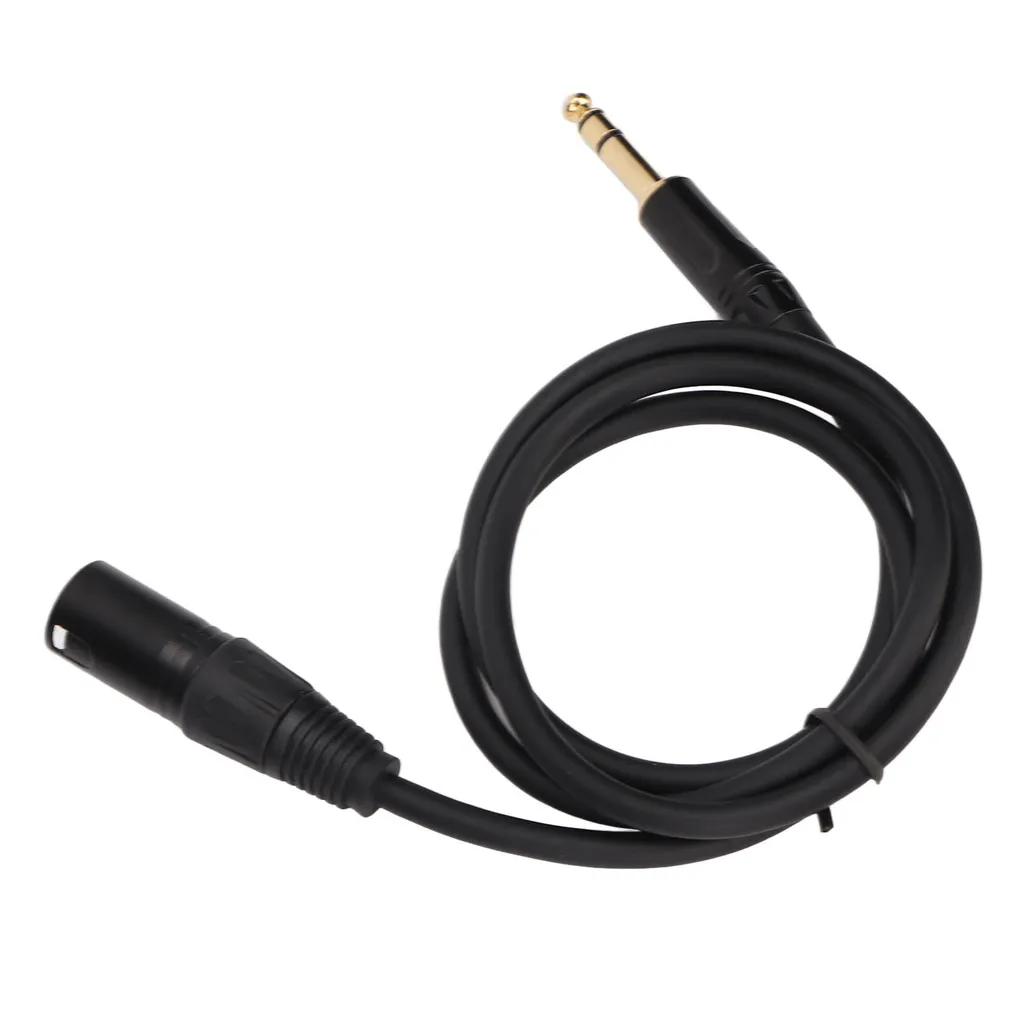 6.cavo da 35 mm a XLR, cavo da 6,35 mm maschio a XLR maschio, cavo da 1/4 di pollice maschio a XLR maschio, cavo da 1/4 di pollice a XLR bilanciato, cavo microfonico stereo da 6,35 mm a XLR, cavo audio da 6,35 mm a XLR - 4