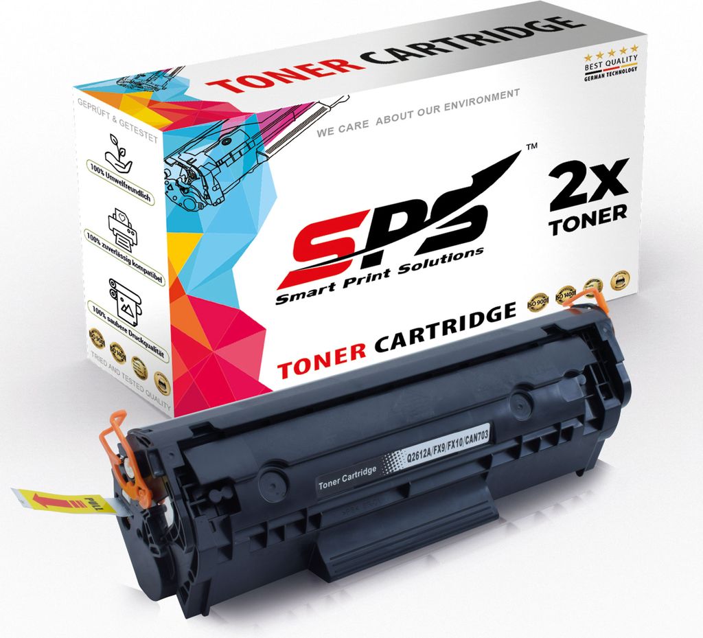 2x Toner 12A Q2612A Schwarz Kompatibel für HP Laserjet 3050 Drucker
