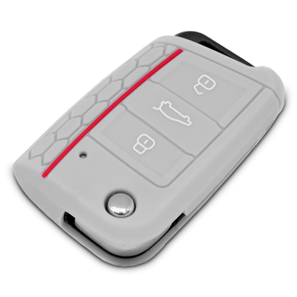 kwmobile Autoschlüssel Silikon Hülle kompatibel mit Hyundai 3-Tasten  Klappschlüssel Autoschlüssel - Schlüsselhülle in Schwarz