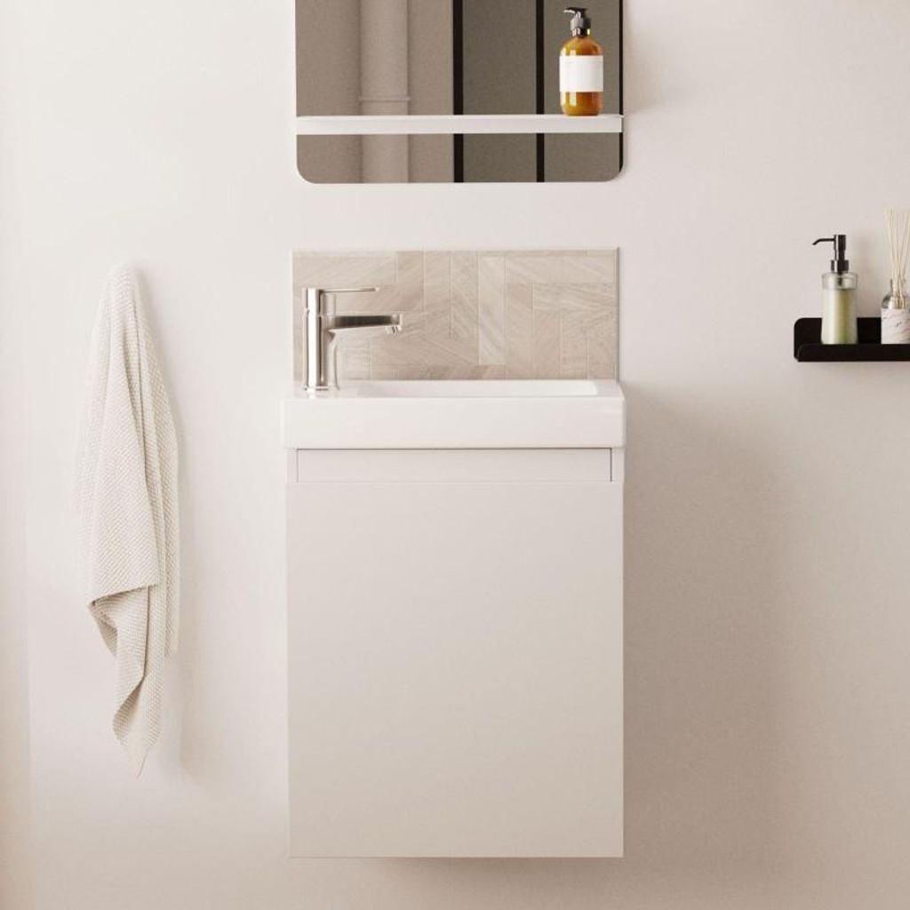 Waschbeckenschrank LISA, 41 cm breit, mit wendbarem Produktbild 