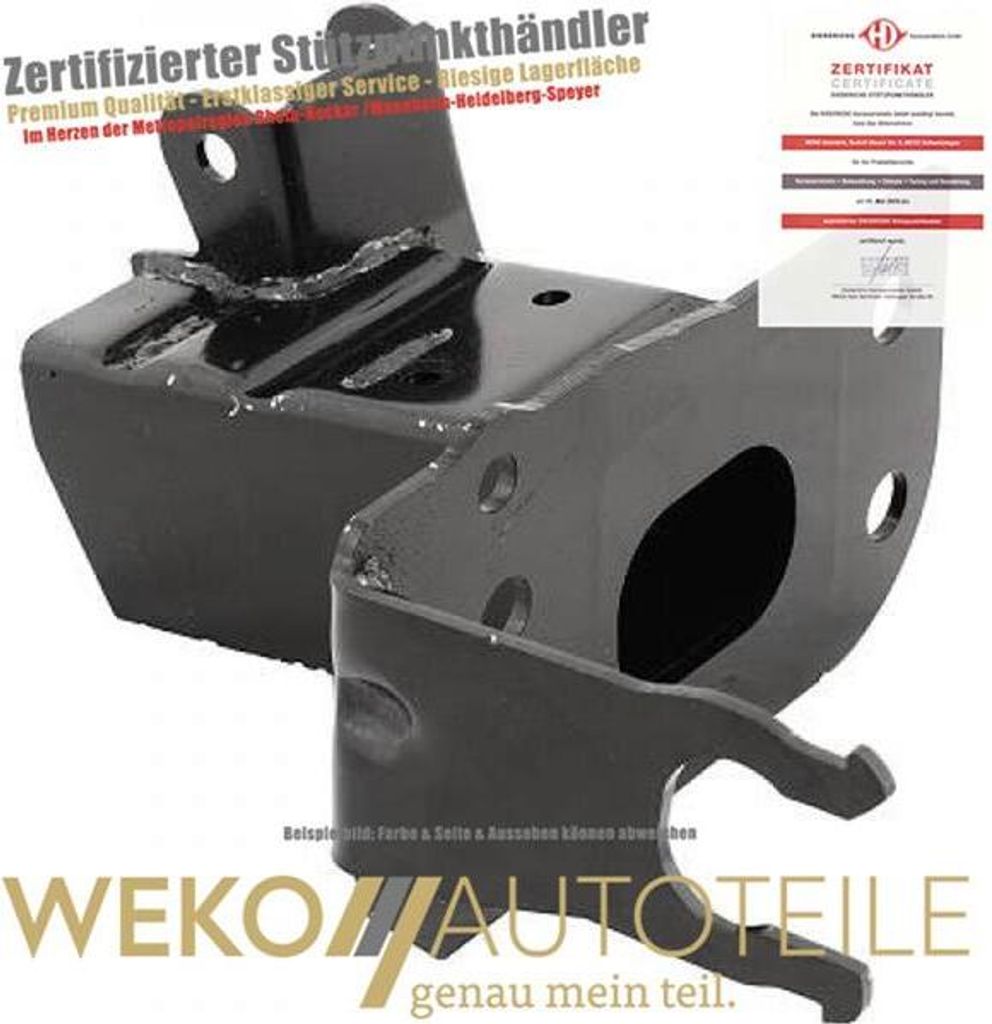 Halter Stoßstange vorne links DIEDERICHS 1095063