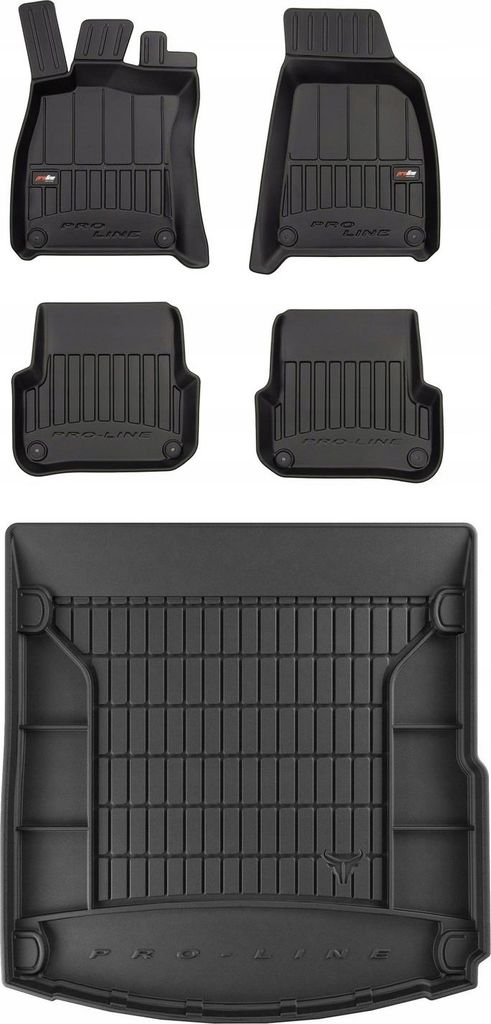 3D SET Gummimatten und Matte Audi A6 C6 Limousine 2004-2006