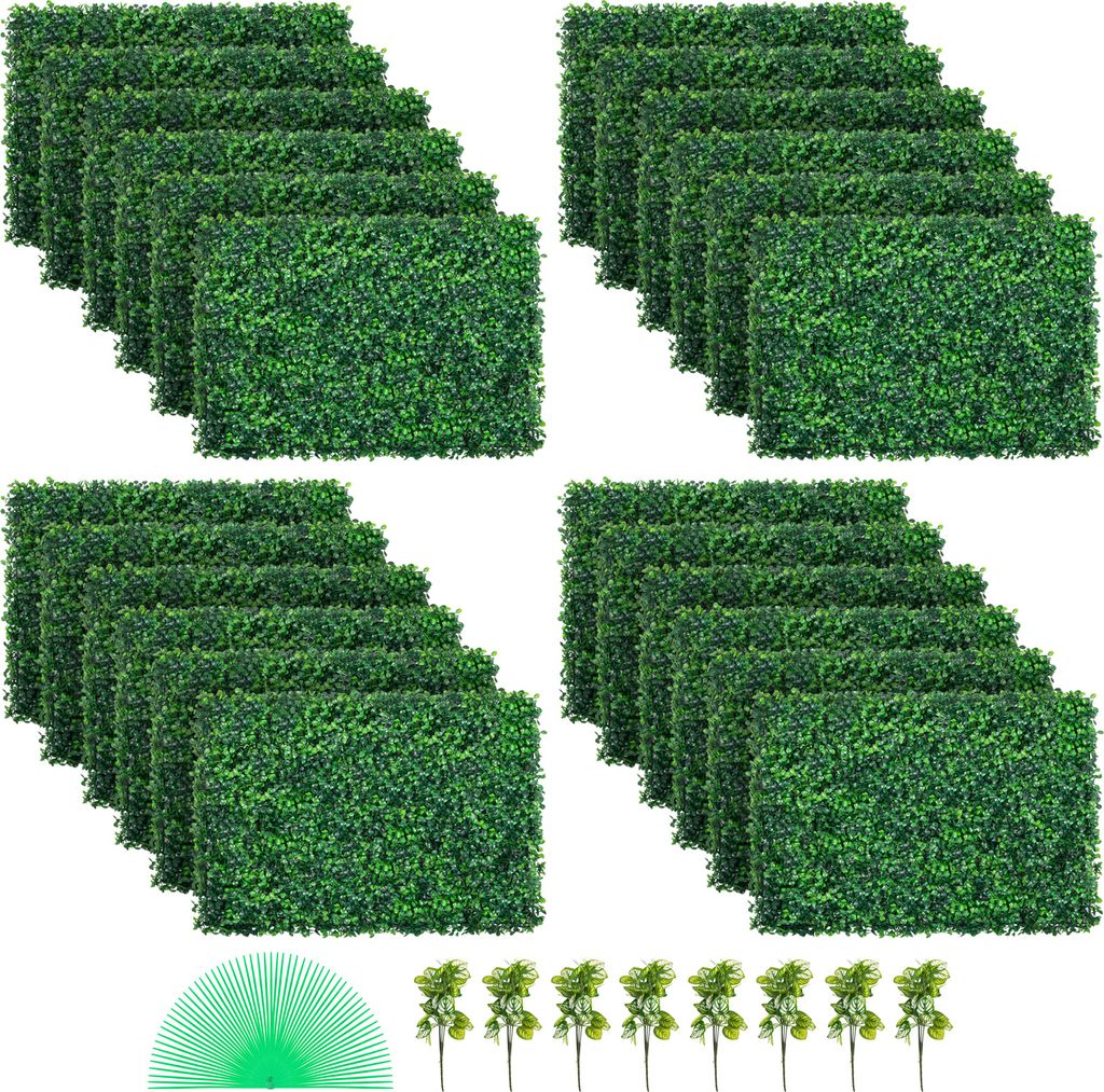 SucceBuy Sztuczne panele z bukszpanu, 61 x 40 cm | 24 Zdjęcie produktu 
