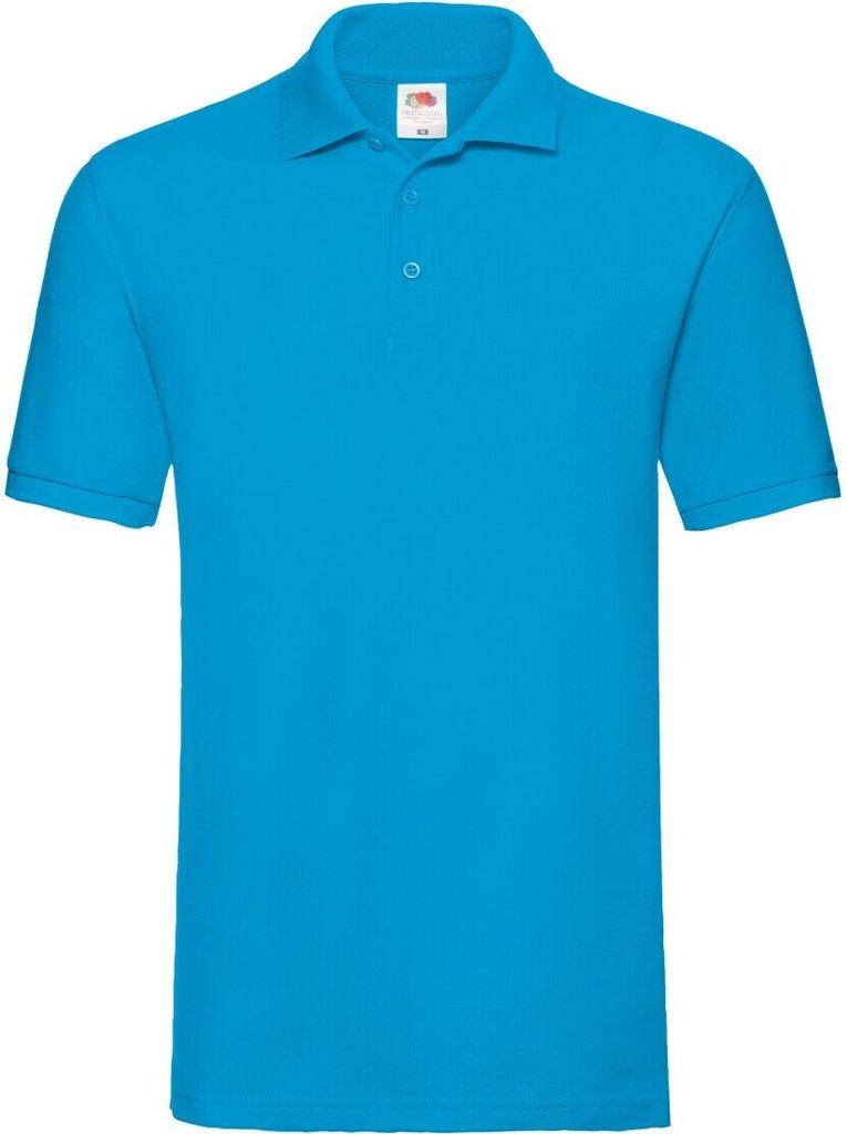 Fruit of the Loom - "Premium" Poloshirt für Herren RW9846 (XXL) (Azure Blau)
