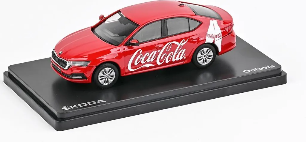 Škoda Octavia IV 2020 Abrex 1:43 Coca-Cola - Détails Fidèles et Finition