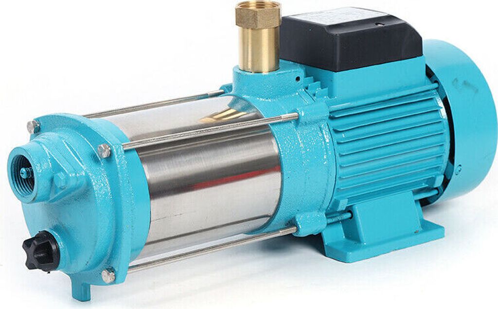 Kreiselpumpe Hauswasserwerk Gartenpumpe Wasserpumpe Druckschalter Pumpensteuerung 9.8 bar 220V Edelstahlwelle Selbstansaugende 4000L/H