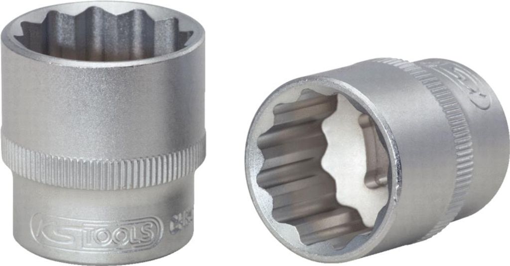 KS TOOLS 911.3988-E 3/8" 12-kant-Stecknuss, 15mm, auf Hänger