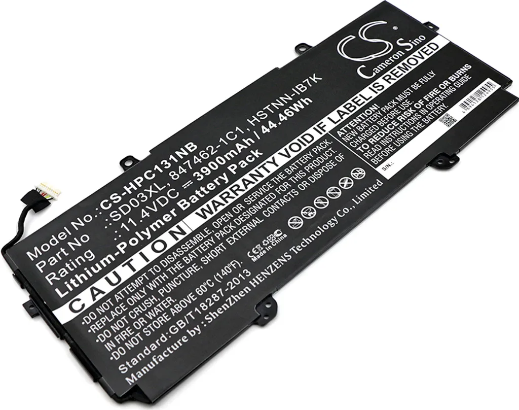 Batterie Ordinateur Portable HP Chromebook 13 G1 Techtek Haute Qualité