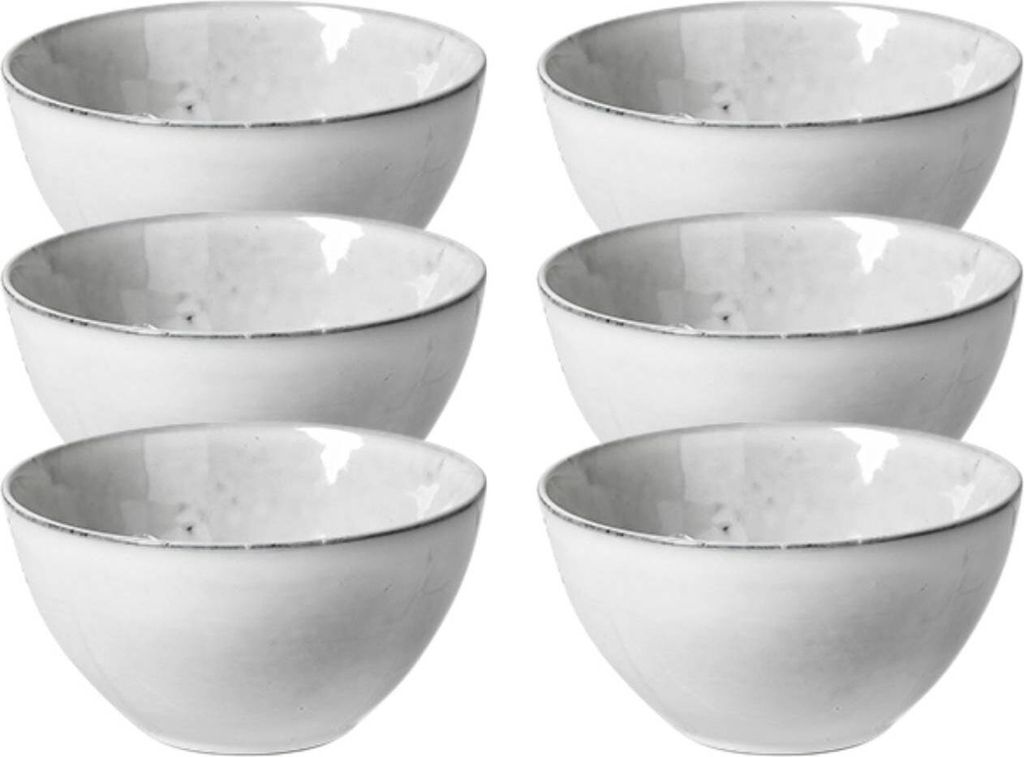 Broste Copenhagen NORDIC SAND Schale 17 x 8 cm Set6