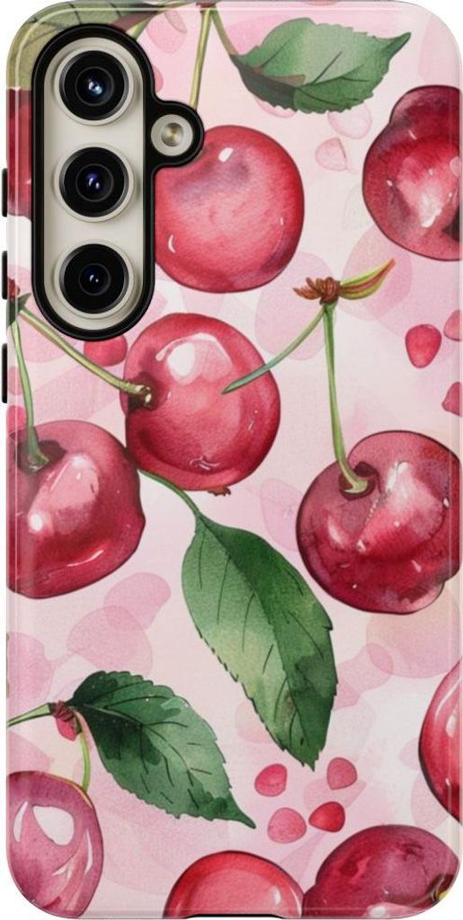 Aquarell-Kirschmuster – Hülle Kompatibel mit Samsung Galaxy S24 Plus