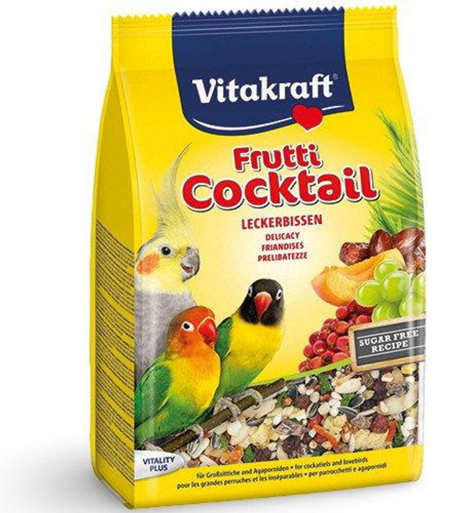 Vitakraft Grote parkiet/agapornissen coctail frutti 250 Productafbeelding 