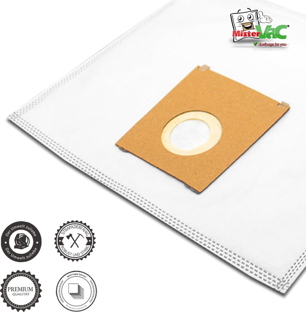 MisterVac 10 Sacs Aspirateur Compatibles Parkside PWD 20 C3 - Filtration Multicouche 465627_2404