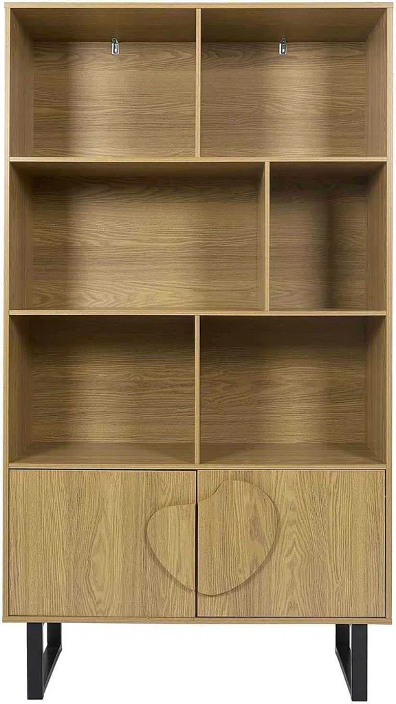 Bibliothèque Calypso design asymétrique étagères modulables - 9
