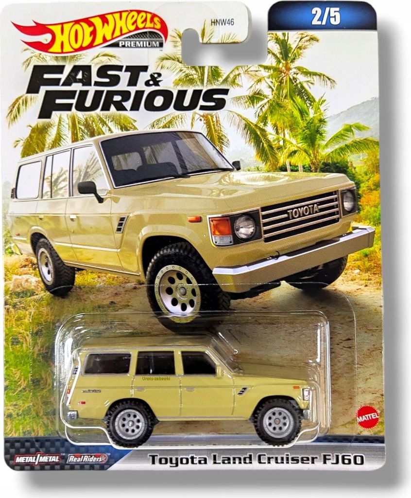 Hot Wheels HNW46-HNW53 Toyota Land Cruiser FJ60 beige - Image du produit 