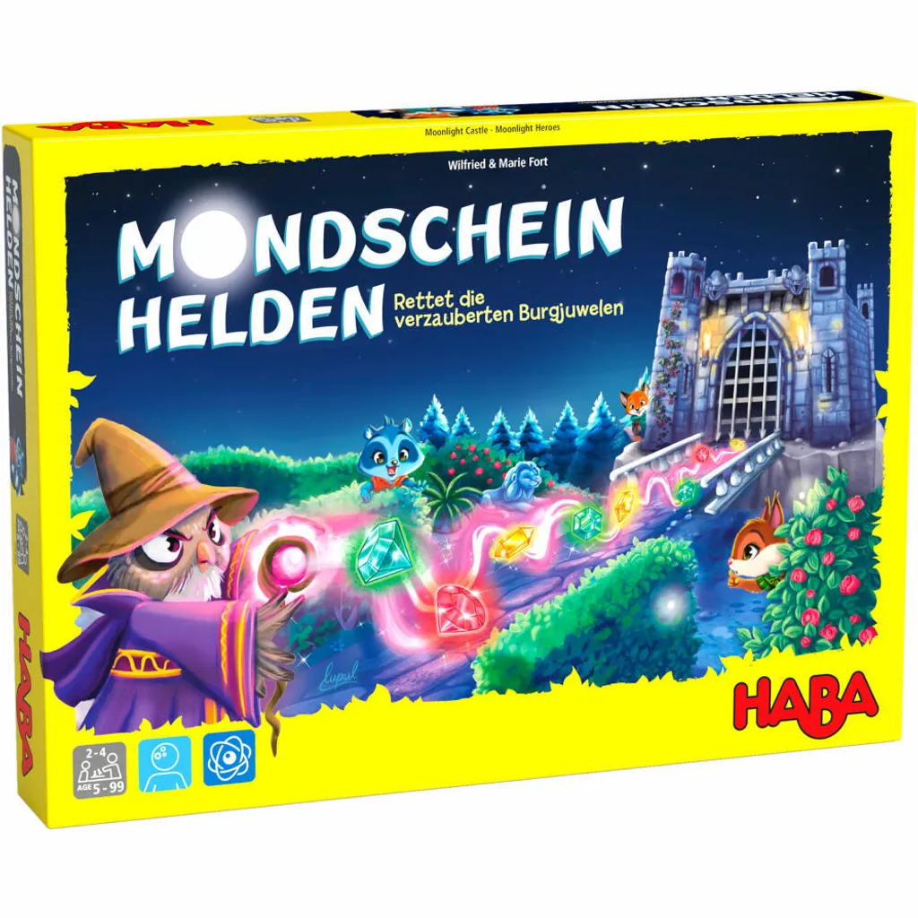 Jeu de Société pour Enfant de 5 Ans : Mondscheinhelden HABA 3D Amusant