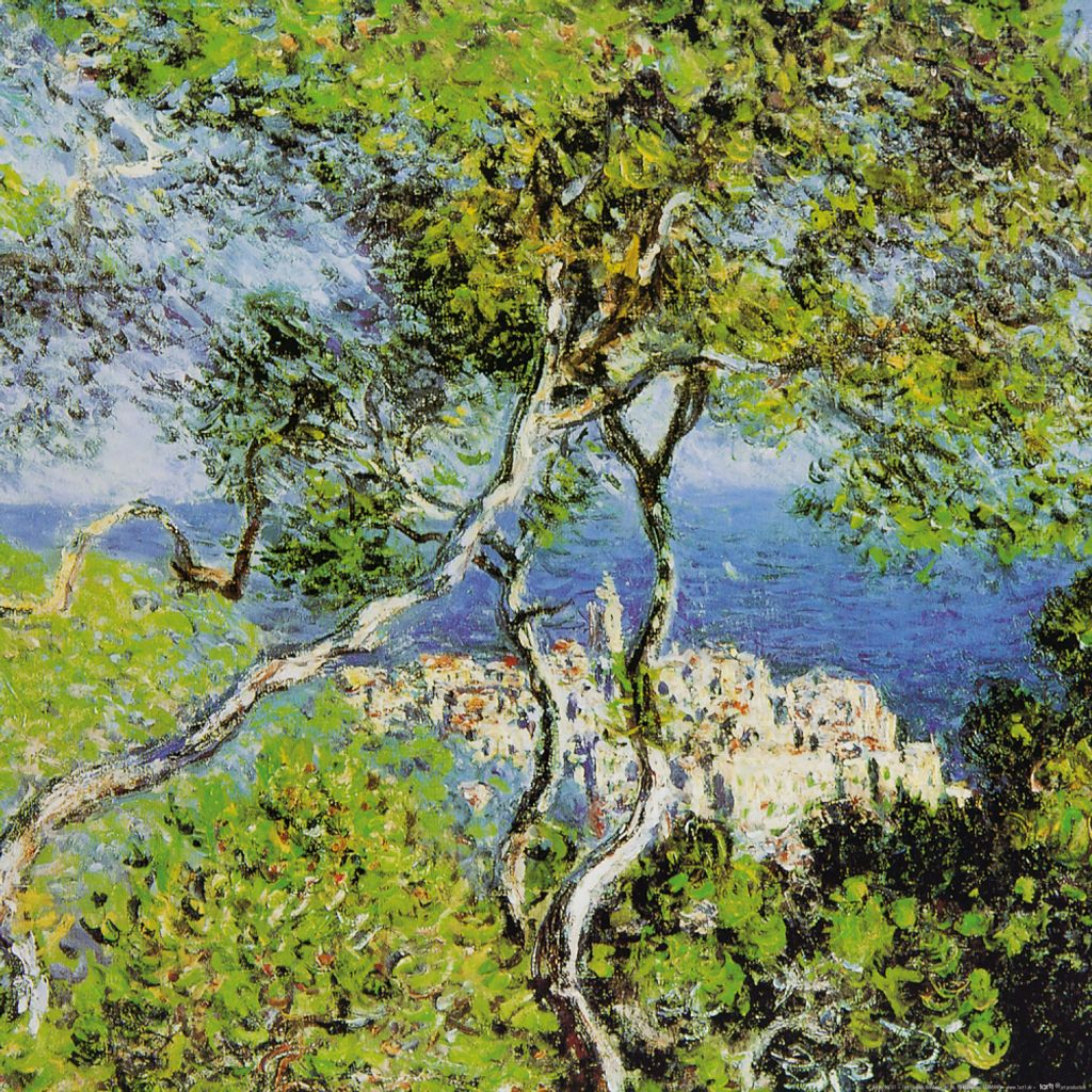 Claude Monet Kunstdruck Bild - Bordighera, 1884 (40 x 40 cm)