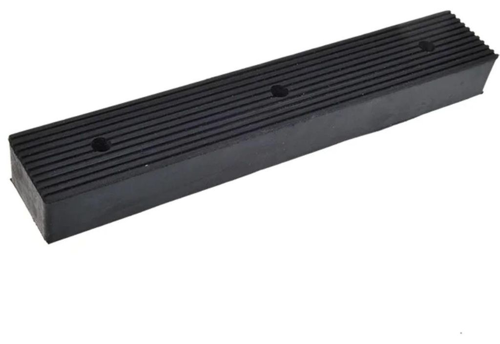 Blocco respingente nero 345x58x35mm Immagine del prodotto 