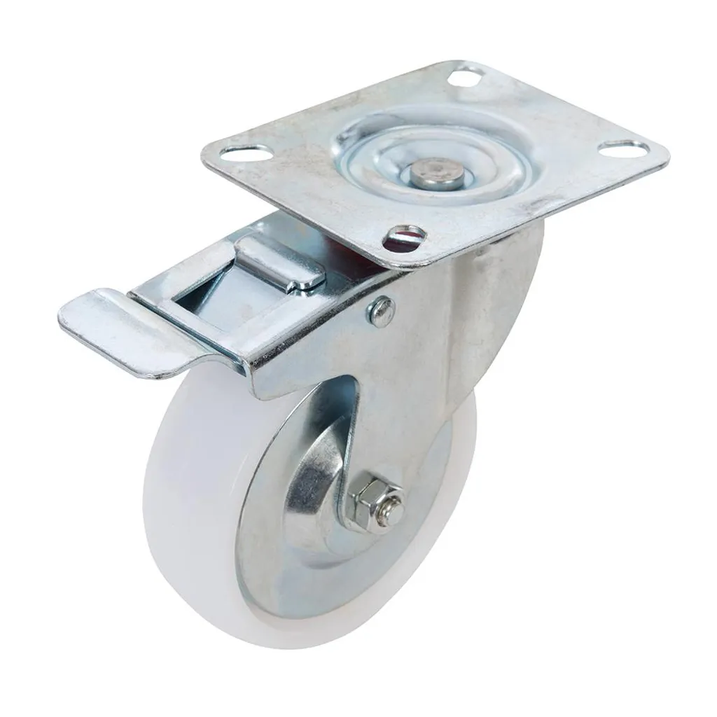 Roulette pour chariot FIXMAN 100 mm pivotante avec frein charge 125kg