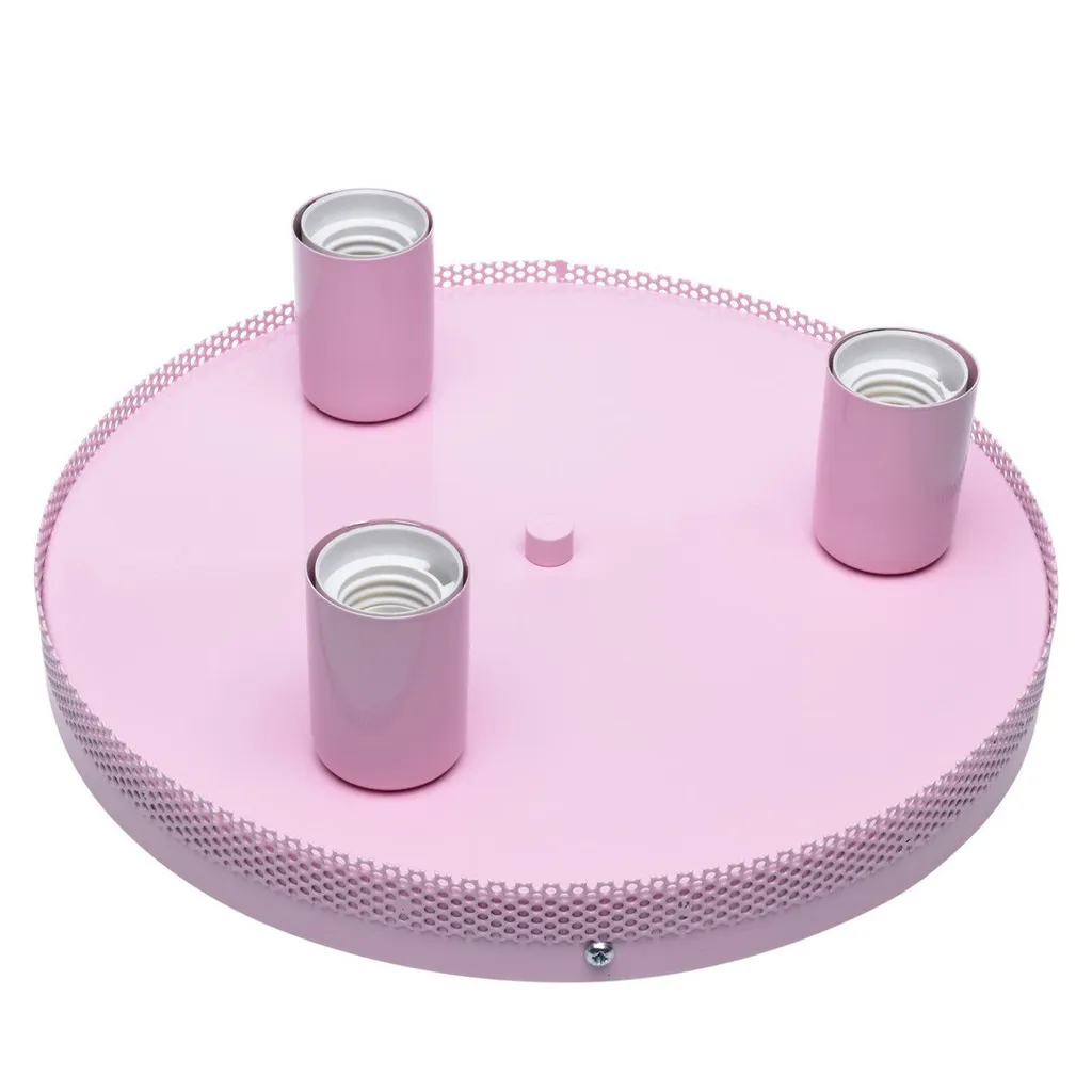 Plafonnier Triple E27 CORAZON en Métal Noir 3x60W Design Moderne - 3