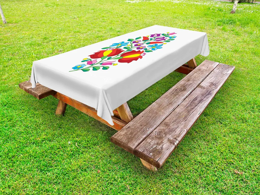 Tovaglia Esterno Ungheria Kalocsa 145x305 - Impermeabile Multicolor