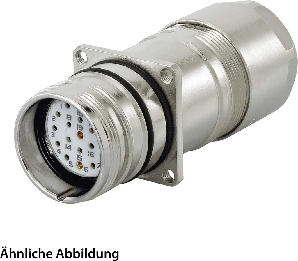 HUMMEL SET M23 Coupleur de traversée murale insert à souder 2+16+PE