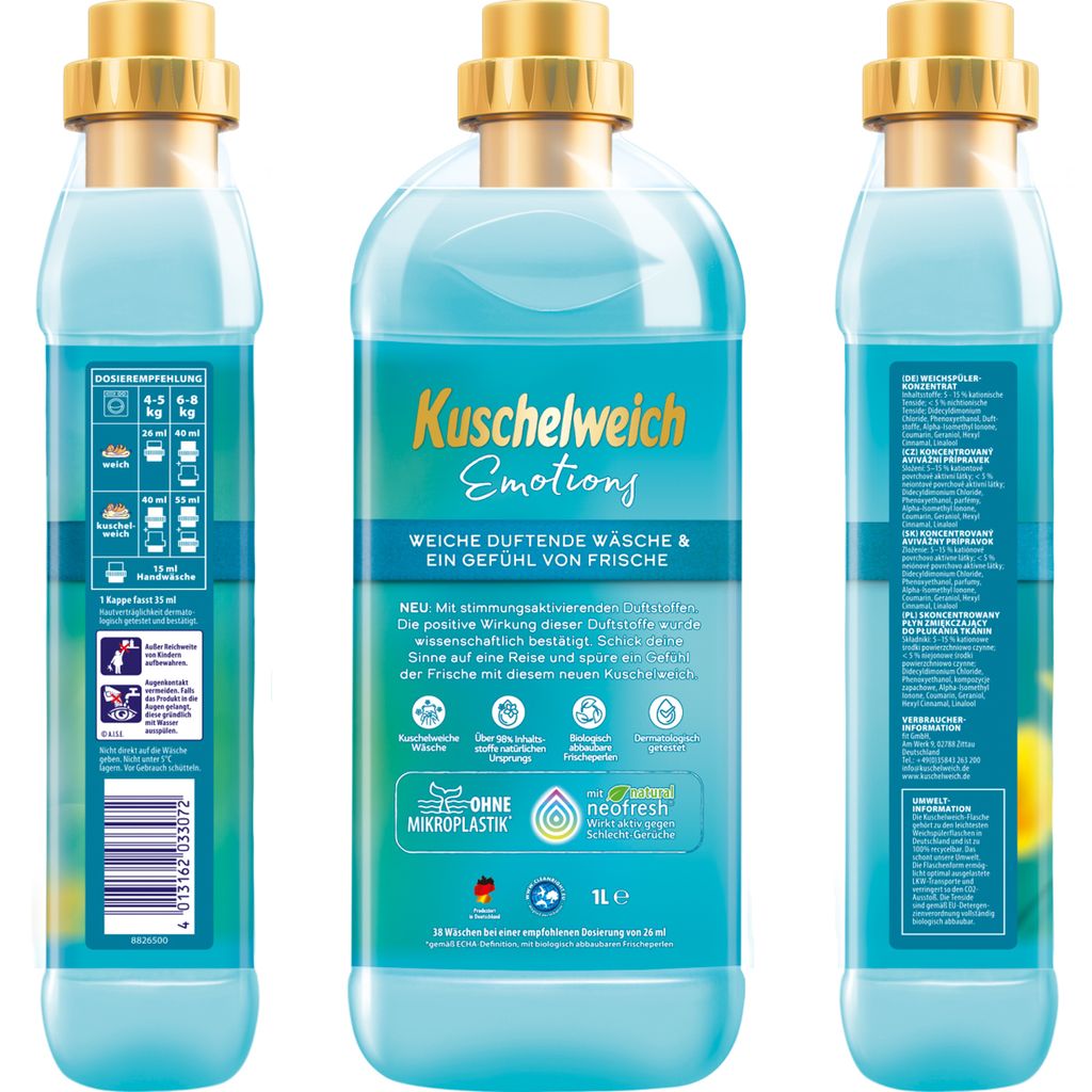 Kuschelweich Emotions Frisch 38WL 1000ml Produktbild 2