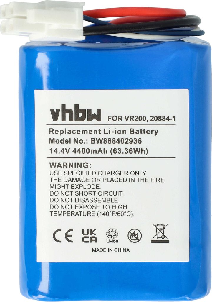 vhbw Akku kompatibel mit Vorwerk Kobold VR200 Saugroboter Produktbild 