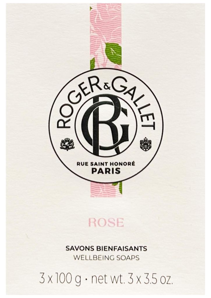 Roger & Gallet, Set de regalo de jabón de rosas - 3 barras Imagen del producto 