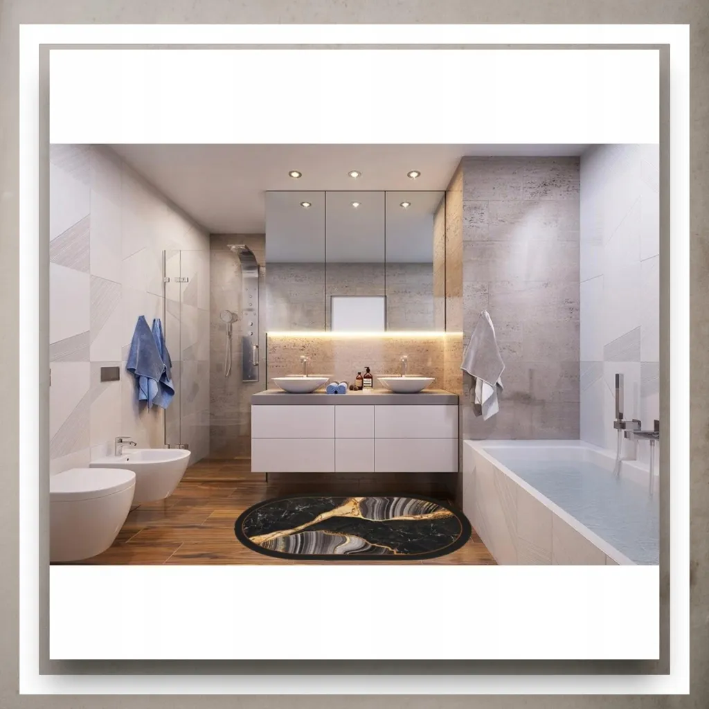 Tappetini Da Bagno In Cotone Set Di 2 100% - Misura 50x70 Cm, Grigio, Leggeri E Assorbenti, Lavabili In Lavatrice Tappetino Bagno Turco Cotone