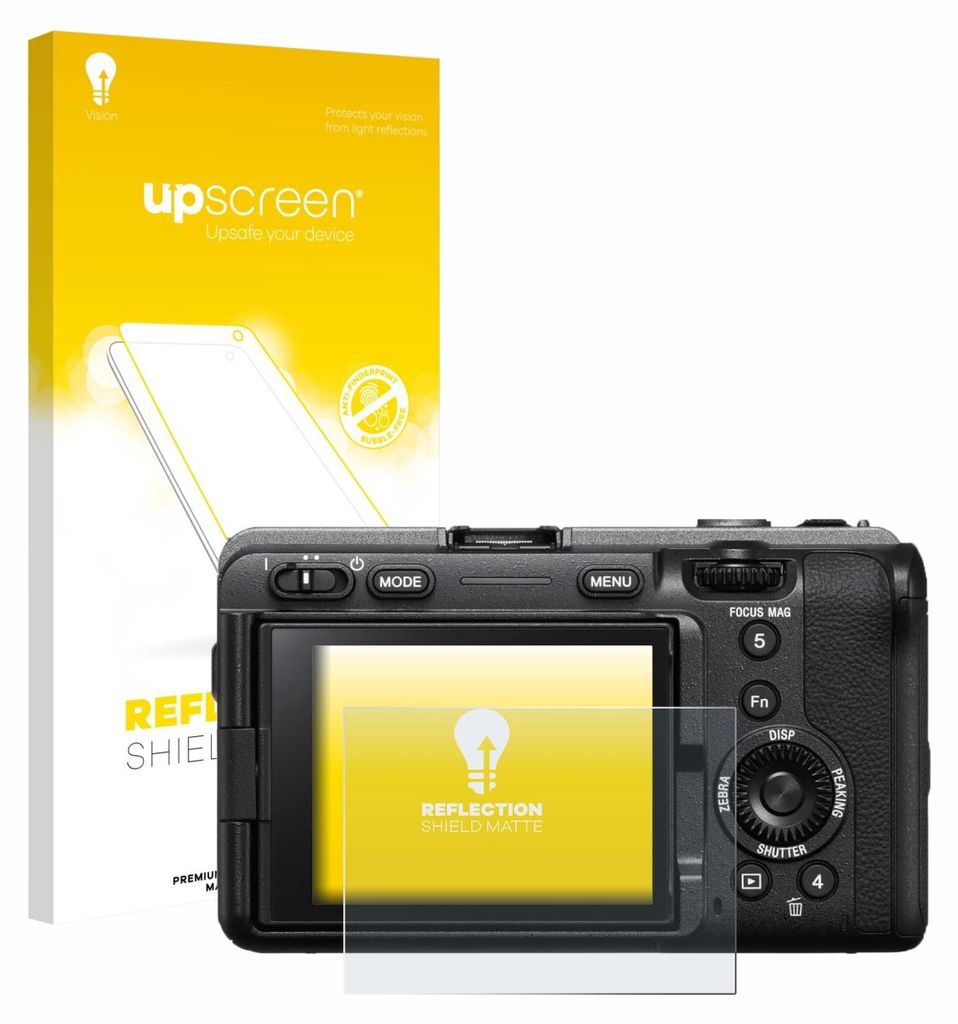 upscreen Schutzfolie für Sony FX3A (ILME‐FX3A) Displayschutz Displayschutzfolie Folie Matt Entspiegelungsfolie