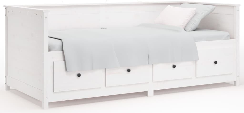 VidaXL 820912, Sofabett, Weiß, Pinienwald, 1975 mm, 970 mm, Produktbild 